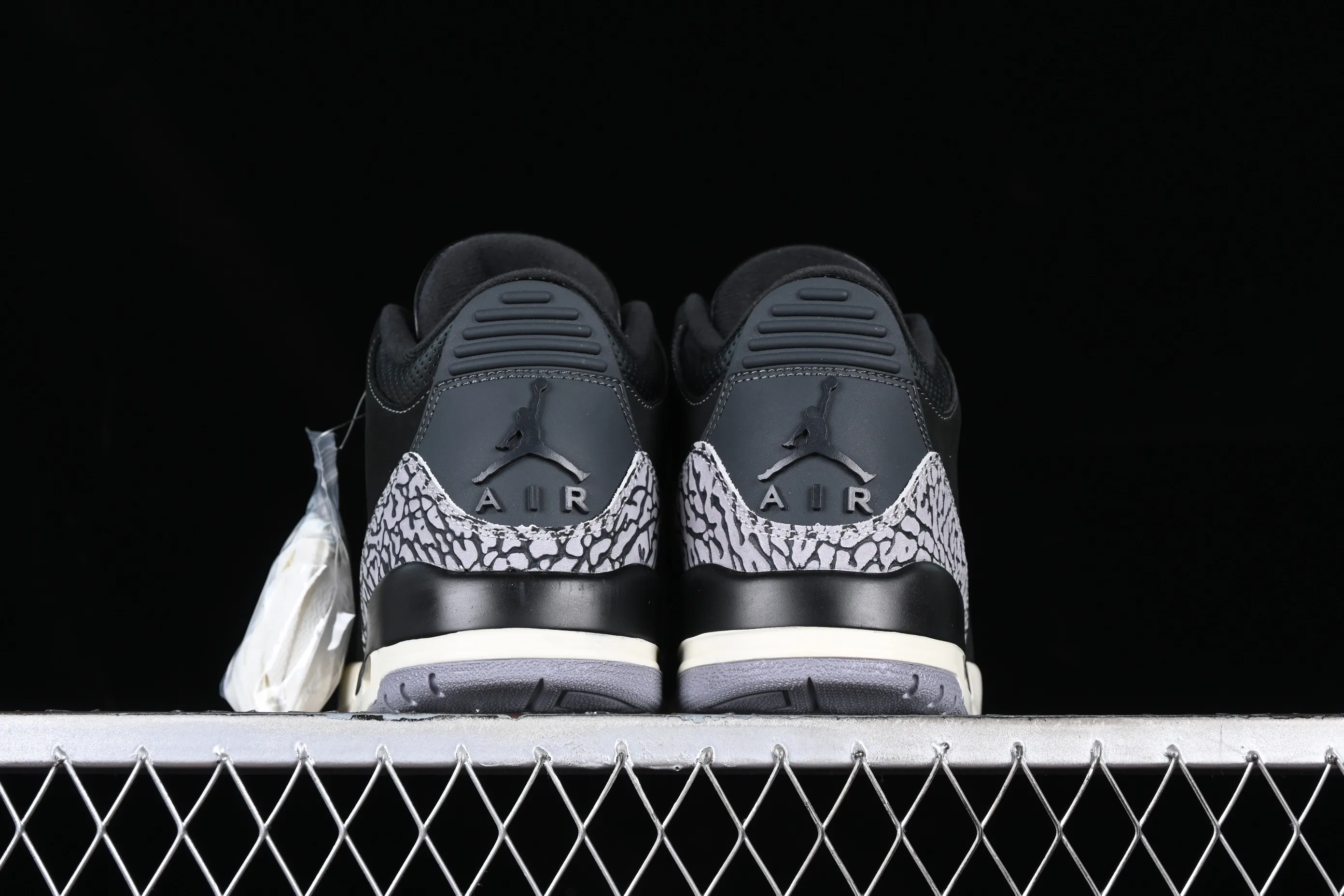 All categories Air Jordan Jordan series basketball shoes Air Jordan 3 Air Jordan 3 Retro "Off Noir" AJ3 Joe 3 old black cement CK9246-001